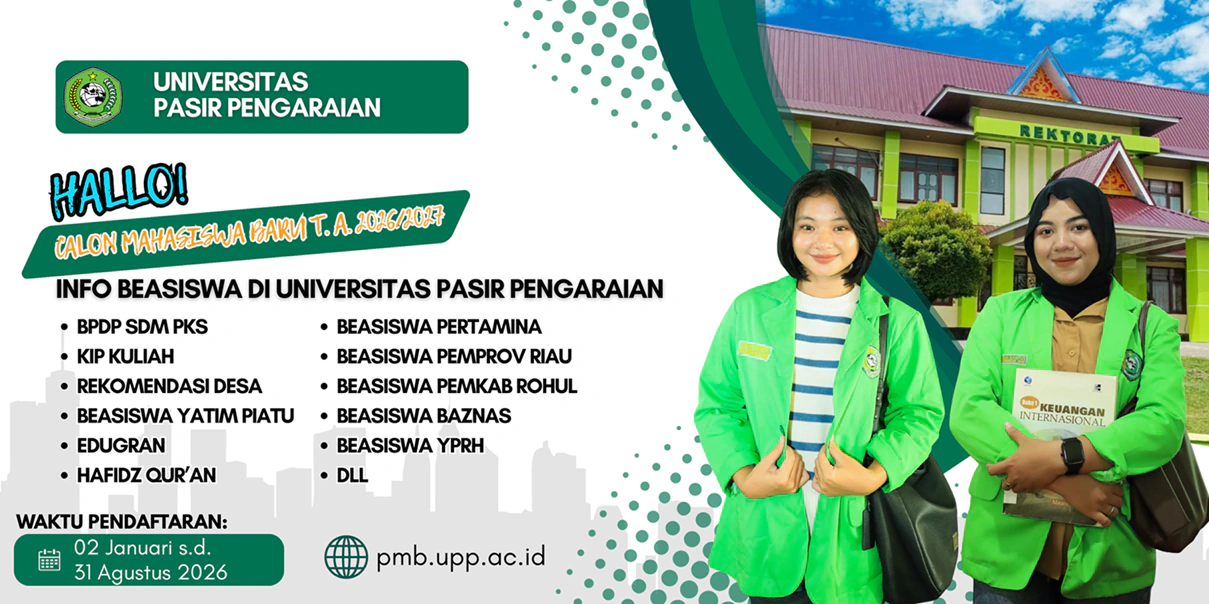 UPP Hadirkan Ragam Beasiswa Tahun Akademik 2026–2027, Buka Akses Seluas-Luasnya bagi Generasi Muda